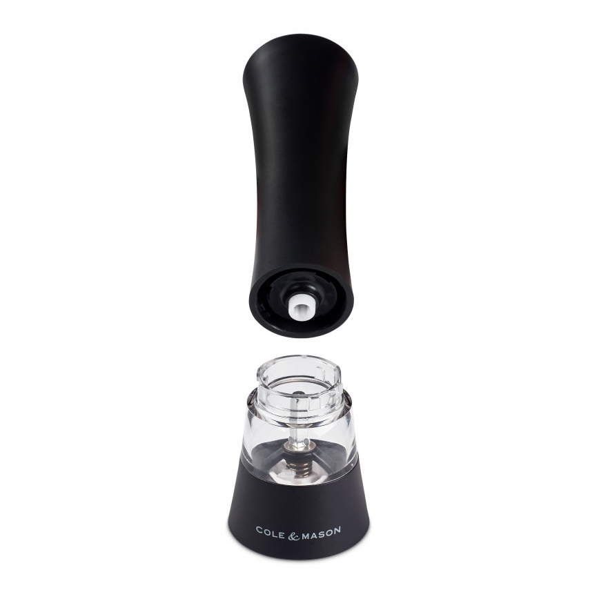 Cole&Mason - Electric grinder för salt or pepper BURFORD 4xAAA 18 cm svart