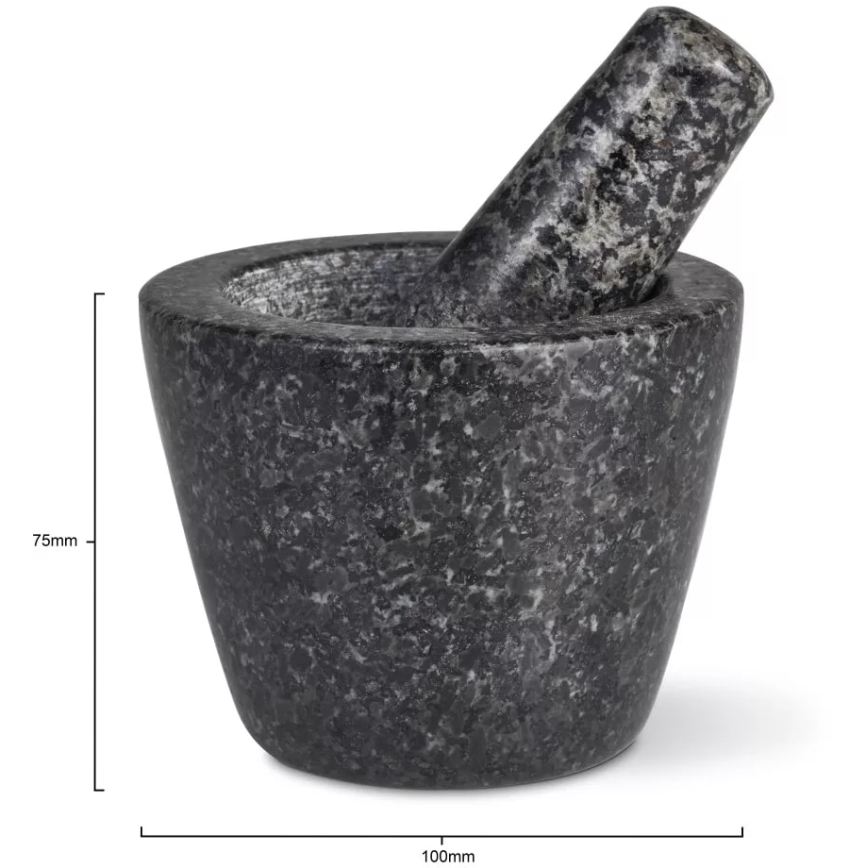 Cole&Mason - Granitmortel med mortelstöt GRANITE diameter 10 cm
