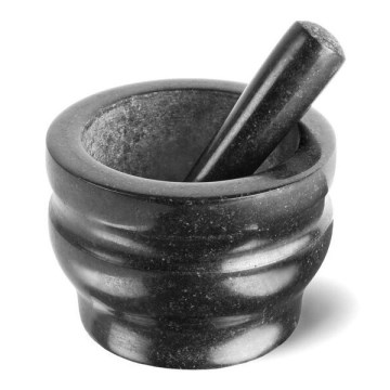 Cole&Mason - Granitmortel med mortelstöt GRANITE diameter 14 cm granite/svart