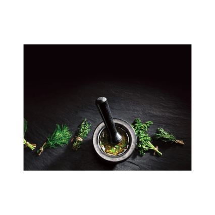 Cole&Mason - Granitmortel med mortelstöt GRANITE diameter 14 cm granite/svart