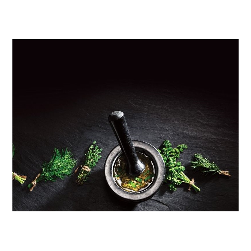 Cole&Mason - Granitmortel med mortelstöt GRANITE diameter 18 cm granite/svart