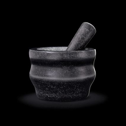 Cole&Mason - Granitmortel med mortelstöt GRANITE diameter 18 cm granite/svart