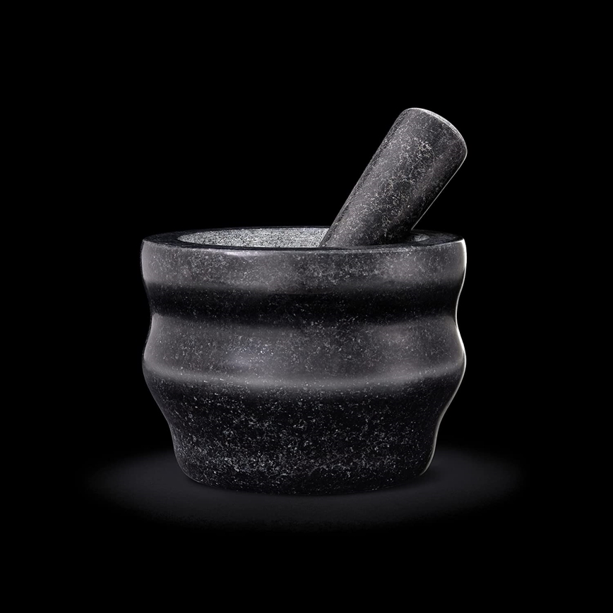 Cole&Mason - Granitmortel med mortelstöt GRANITE diameter 18 cm granite/svart