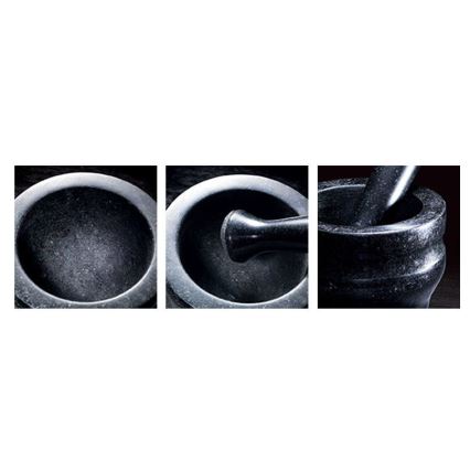 Cole&Mason - Granitmortel med mortelstöt GRANITE diameter 18 cm granite/svart