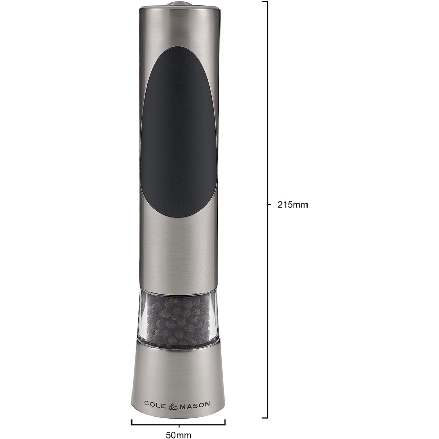 Cole&Mason - Kit of electric salt och pepper grinders RICHMOND 2 delar 6xAAA