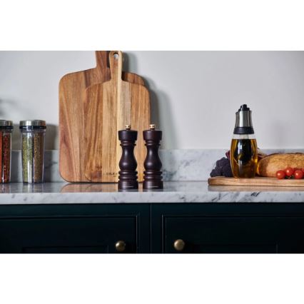 Cole&Mason - Set med salt- och pepparkvarnar LONDON 2 st 18 cm bokträ/brun