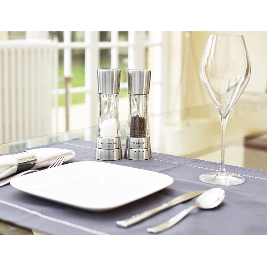 Cole&Mason - Pepparkvarn DERWENT 19 cm skinande krom