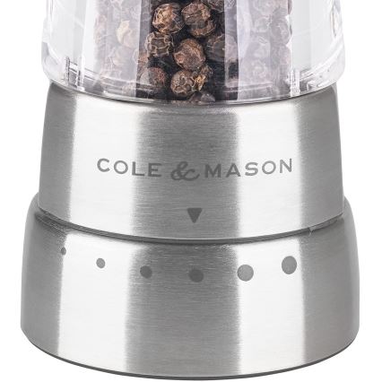 Cole&Mason - Pepparkvarn DERWENT 19 cm skinande krom