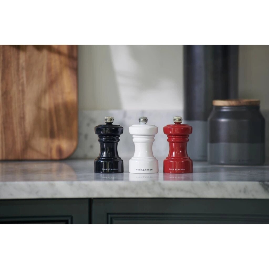 Cole&Mason - Pepparkvarn HOXTON 10,4 cm bok/glänsande vit