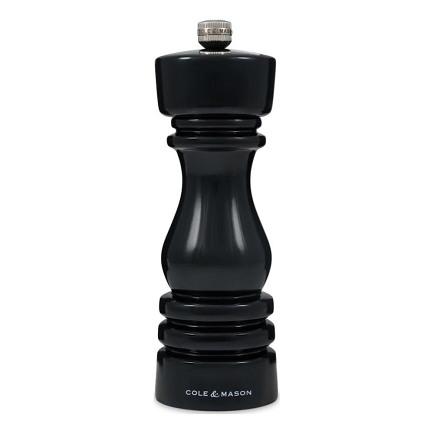 Cole&Mason - Pepparkvarn LONDON 18 cm bok/svart