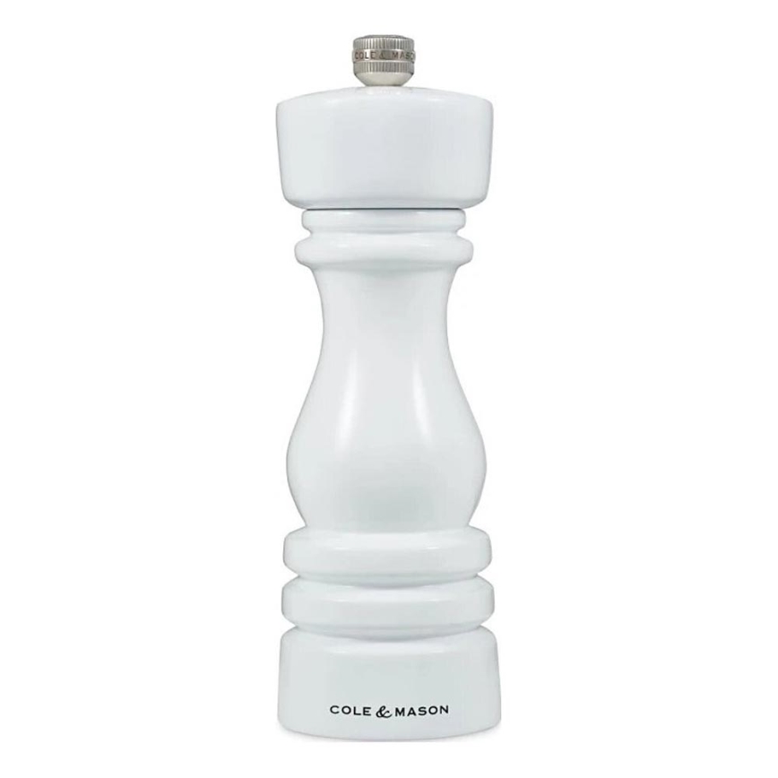 Cole&Mason - Pepparkvarn LONDON 18 cm bok/vit