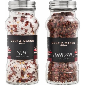 Cole&Mason - Presentset Aromatic Chilisalt och Sichuanpeppar