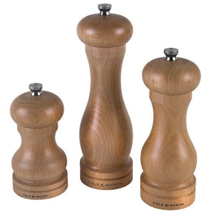 Cole&Mason - Saltkvarn CAPSTAN BEECH bok 12 cm