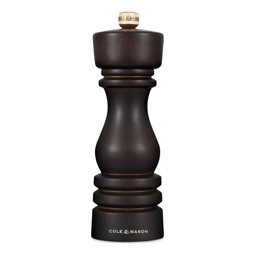 Cole&Mason - Saltkvarn LONDON 18 cm bok/brun