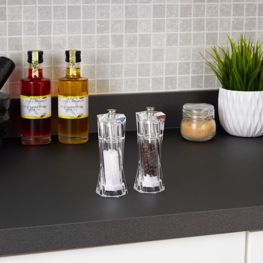 Cole&Mason - Set med saltkvarn och pepparkvarn ALDEBURGH 2 delar 14 cm