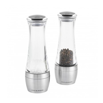 Cole&Mason - Set med saltkvarn och pepparkvarn AMESBURY 2 delar 19 cm
