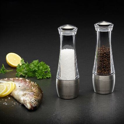 Cole&Mason - Set med saltkvarn och pepparkvarn AMESBURY 2 delar 19 cm