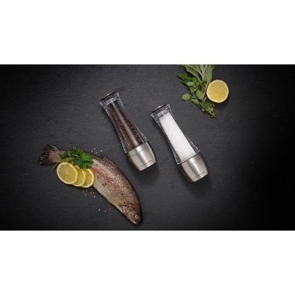 Cole&Mason - Set med saltkvarn och pepparkvarn AMESBURY 2 delar 19 cm
