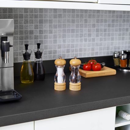 Cole&Mason - Set med saltkvarn och pepparkvarn BEECH 2 delar bok 16,5 cm