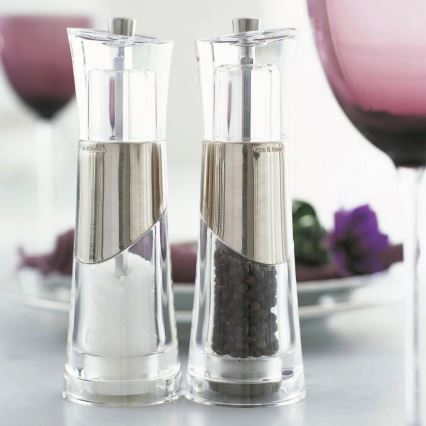 Cole&Mason - Set med saltkvarn och pepparkvarn BOBBI 2 delar 18,5 cm