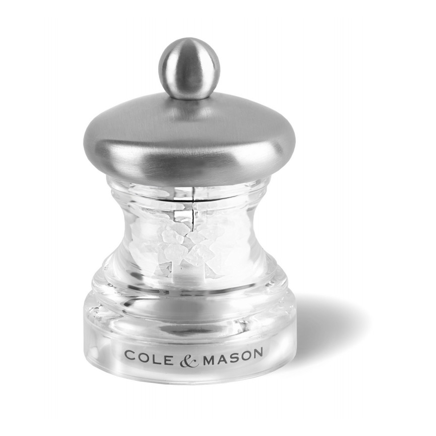 Cole&Mason - Set med saltkvarn och pepparkvarn BUTTON 2 delar 6,5 cm