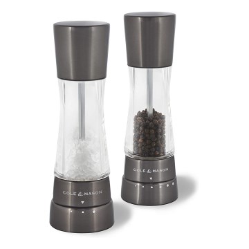 Cole&Mason - Set med saltkvarn och pepparkvarn DERWENT 2 delar 19 cm antracit