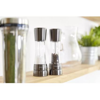 Cole&Mason - Set med saltkvarn och pepparkvarn DERWENT 2 delar 19 cm antracit