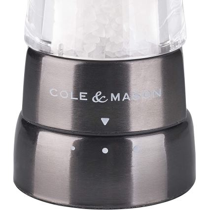 Cole&Mason - Set med saltkvarn och pepparkvarn DERWENT 2 delar 19 cm antracit