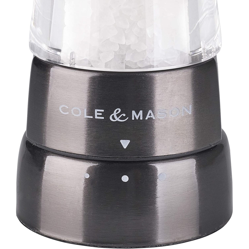 Cole&Mason - Set med saltkvarn och pepparkvarn DERWENT 2 delar 19 cm antracit