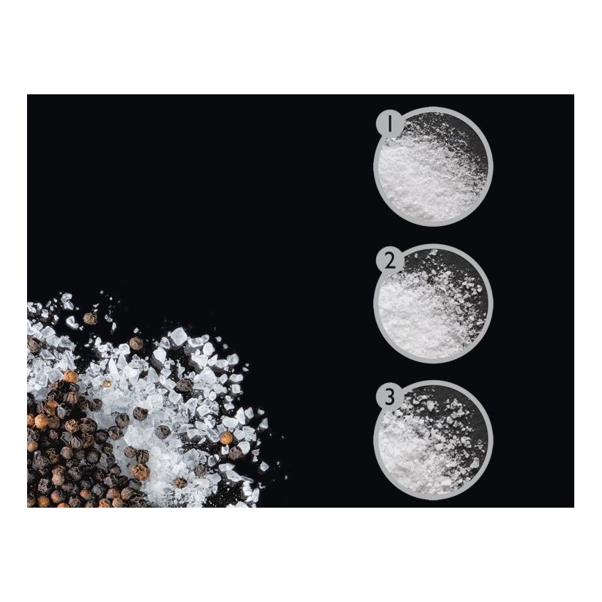 Cole&Mason - Set med saltkvarn och pepparkvarn DERWENT 2 delar 19 cm antracit