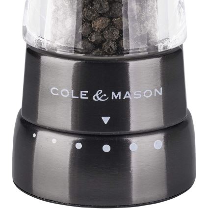 Cole&Mason - Set med saltkvarn och pepparkvarn DERWENT 2 delar 19 cm antracit