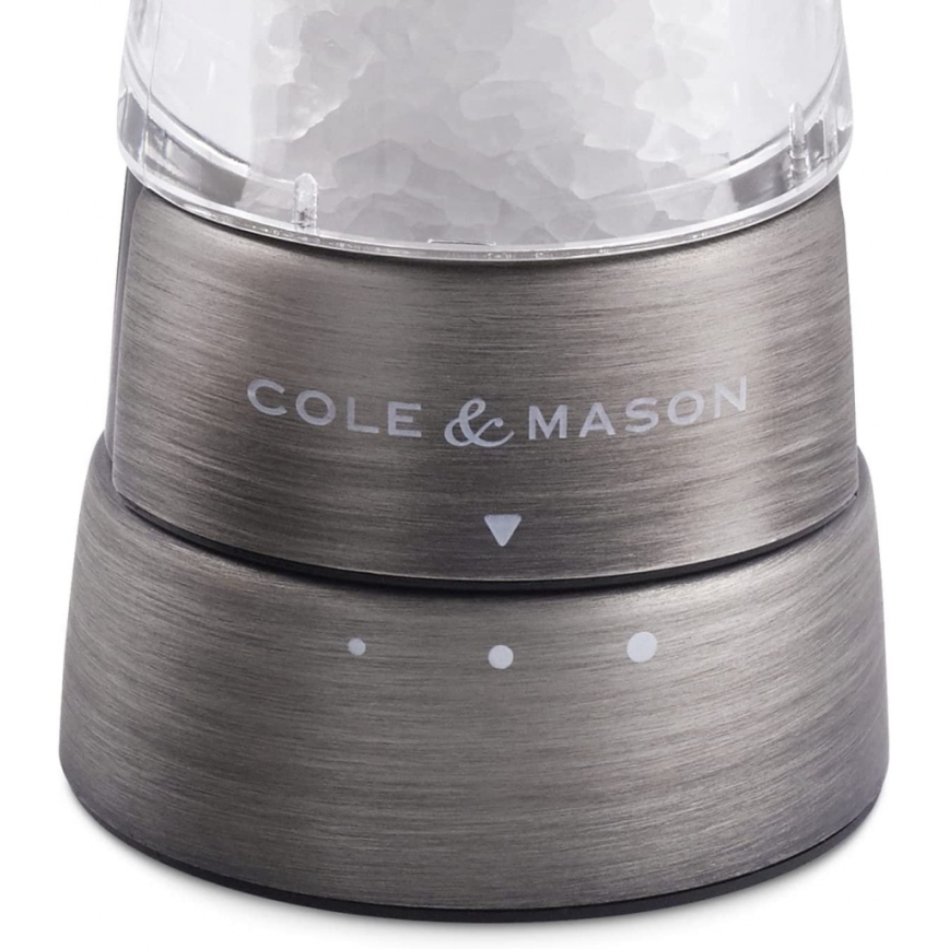 Cole&Mason - Set med saltkvarn och pepparkvarn DERWENT 2 delar 19 cm matt krom