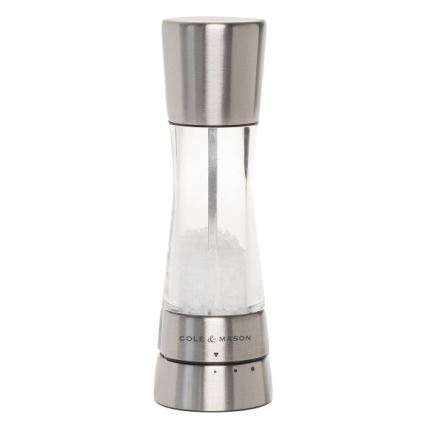 Cole&Mason - Set med saltkvarn och pepparkvarn DERWENT 2 delar 19 cm skinande krom