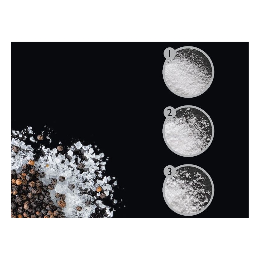 Cole&Mason - Set med saltkvarn och pepparkvarn DERWENT 2 delar 19 cm skinande krom
