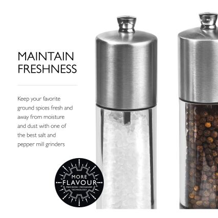 Cole&Mason - Set med saltkvarn och pepparkvarn EVERYDAY 2 delar 20 cm