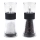 Cole&Mason - Set med saltkvarn och pepparkvarn FLIP 2 delar 15,4 cm svart