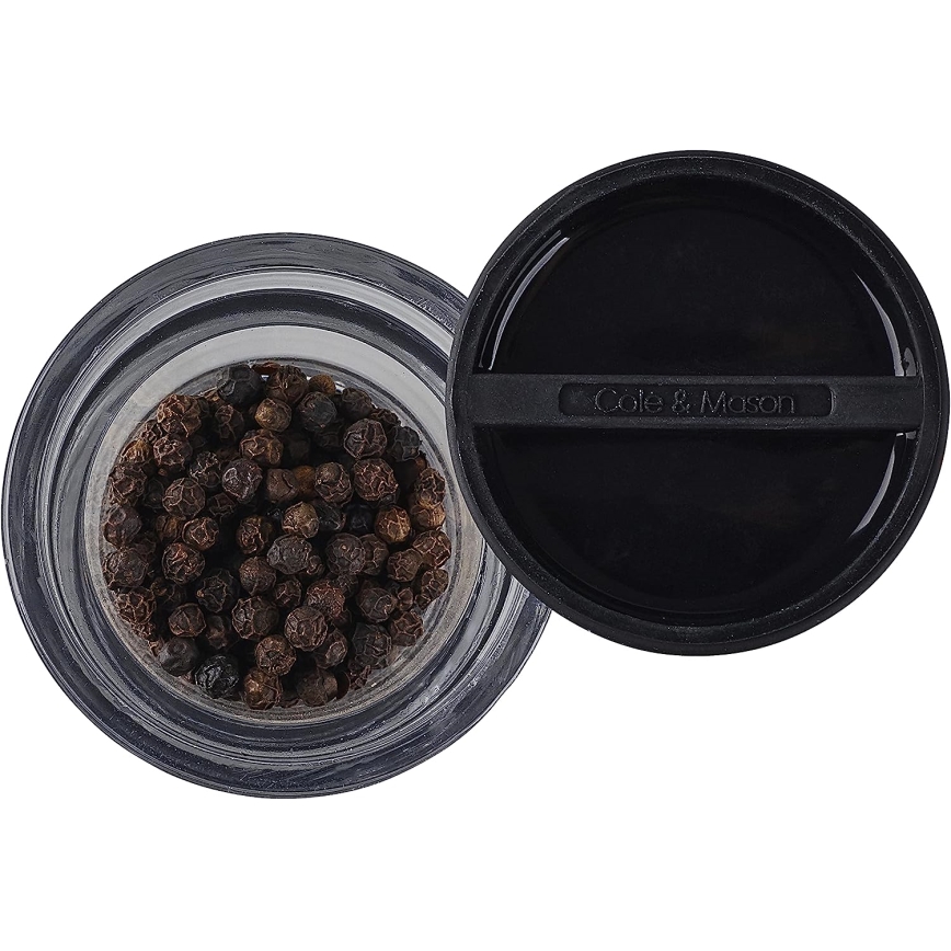 Cole&Mason - Set med saltkvarn och pepparkvarn FLIP 2 delar 15,4 cm svart