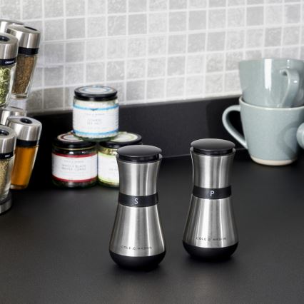 Cole&Mason - Set med saltkvarn och pepparkvarn HENLEY 2 delar 13,5 cm