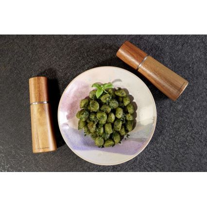 Cole&Mason - Set med saltkvarn och pepparkvarn MARLOW acacia	 2 delar 18,5 cm