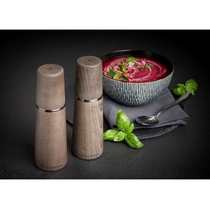 Cole&Mason - Set med saltkvarn och pepparkvarn MARLOW bok 2 delar 18,5 cm