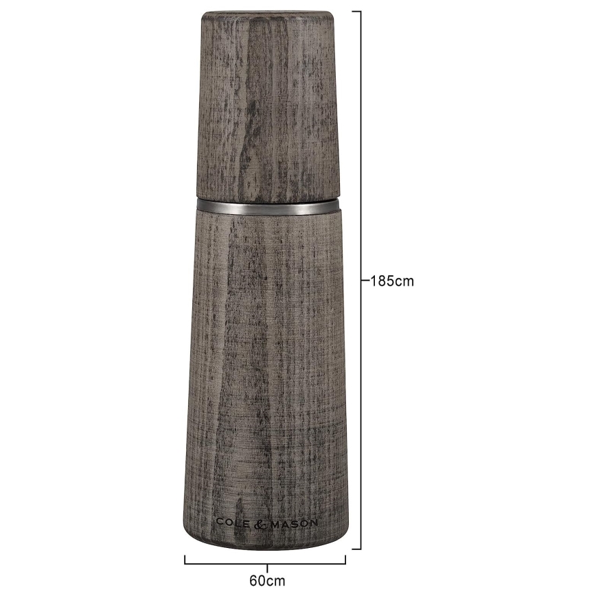 Cole&Mason - Set med saltkvarn och pepparkvarn MARLOW bok 2 delar 18,5 cm