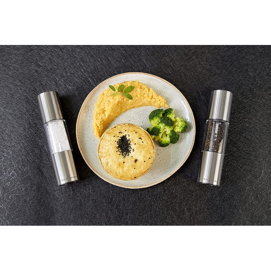 Cole&Mason - Set med saltkvarn och pepparkvarn OSLO 2 delar 18,5 cm
