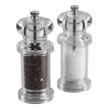 Cole&Mason - Set med saltkvarn och pepparkvarn PRECISION MILLS 2 delar 14 cm