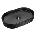COMAD BEYOND 3 BLACK (E-6531) - Bänkskåpshandfat BEYOND 56x36 cm keramik/matt svart