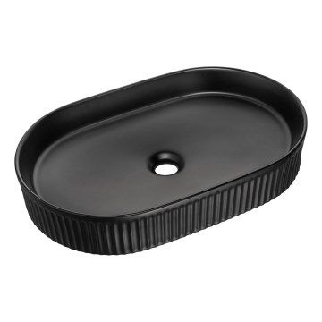 COMAD BEYOND 3 BLACK ( E-6531 ) - Bänkvask BEYOND 56x36 cm keramik/matt svart