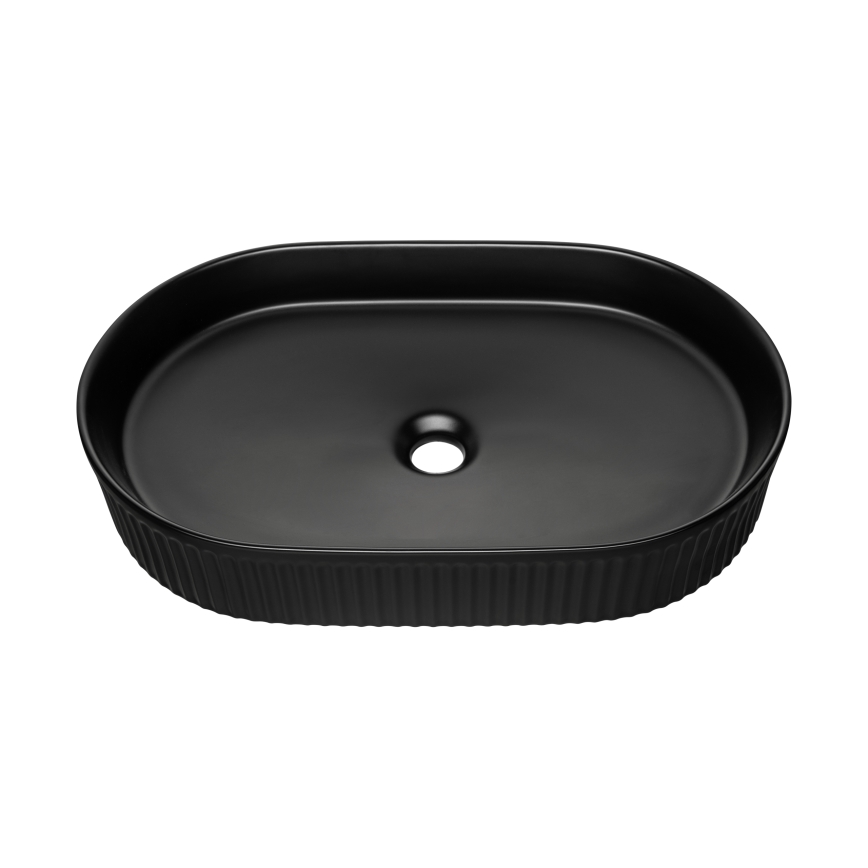 COMAD BEYOND 3 BLACK ( E-6531 ) - Bänkvask BEYOND 56x36 cm keramik/matt svart