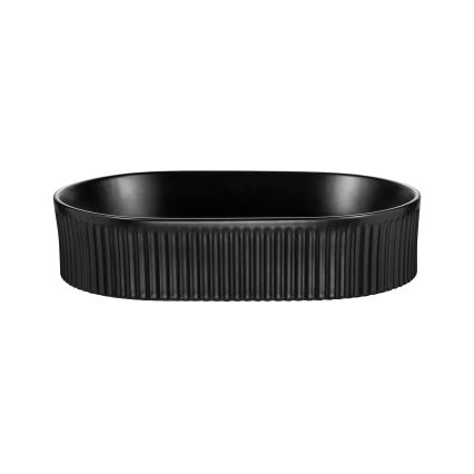COMAD BEYOND 5 BLACK (E-6564) - Bänkskåpshandfat BEYOND 48x32,5 cm keramik/matt svart