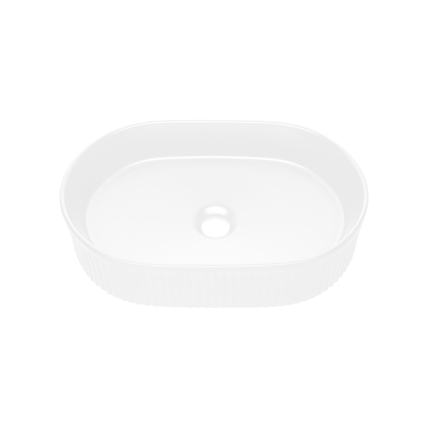 COMAD BEYOND 5 VIT ( E-6564 ) - Bänkvask BEYOND 48x32,5 cm keramik/matt vit