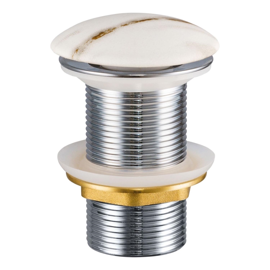 COMAD CLICK-CLACK T201M-W3-3 - Tvättställsavlopp CLICK-CLACK diameter 7 cm matt vit