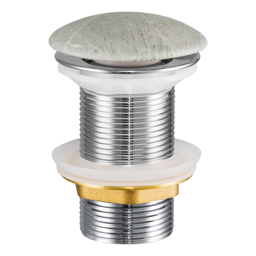 COMAD CLICK-CLACK T201M-Y1-3 - Tvättställsavlopp CLICK-CLACK diameter 7 cm matt grå